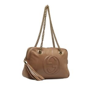 GUCCI Patent Soho Chain Shoulder Bag | AlmaBagz