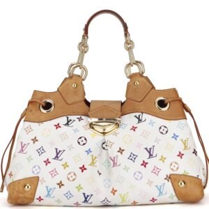 LOUIS VUITTON MULTICOLOR WHITE ARSULA BAG (TH0058), WITH DUST COVER | AlmaBagz