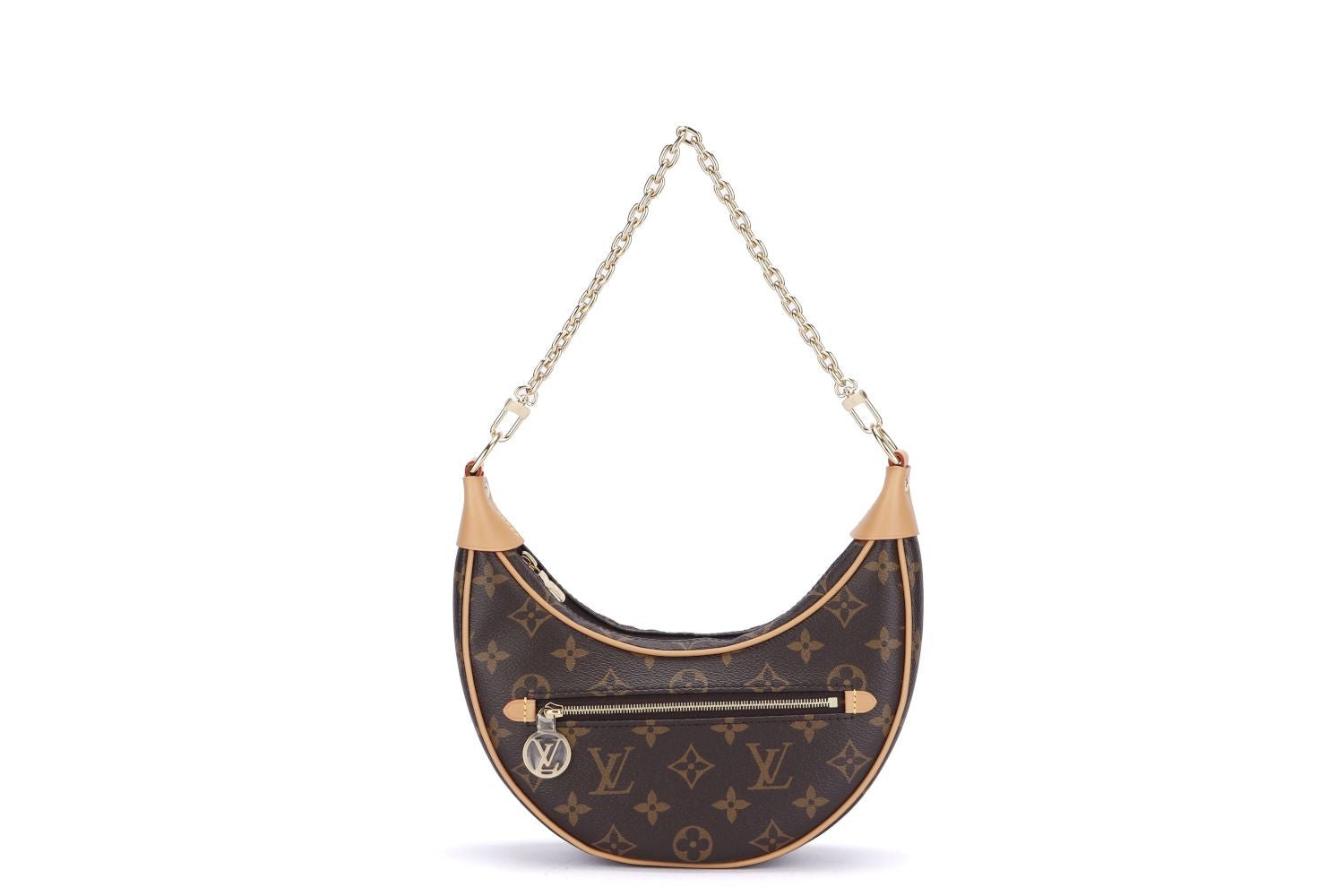 Louis Vuitton Loop Bag (M81098) Monogram, with Chain, Strap, Dust Cover & Box | AlmaBagz