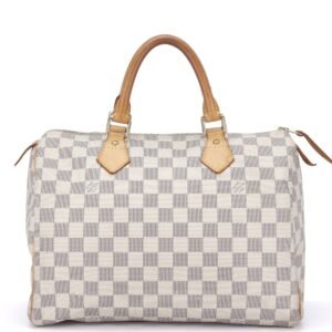 LOUIS VUITTON N41370 SPEEDY 30CM (DU2067) DAMIER AZUR CANVAS, NO DUST COVER | AlmaBagz
