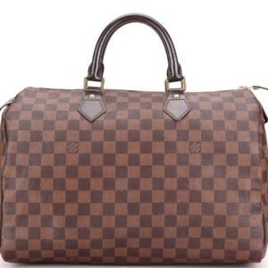 LOUIS VUITTON N41523 SPEEDY 35 (DU3141) DAMIER EBENE, WITH KEYS & LOCK, NO DUST COVER | AlmaBagz