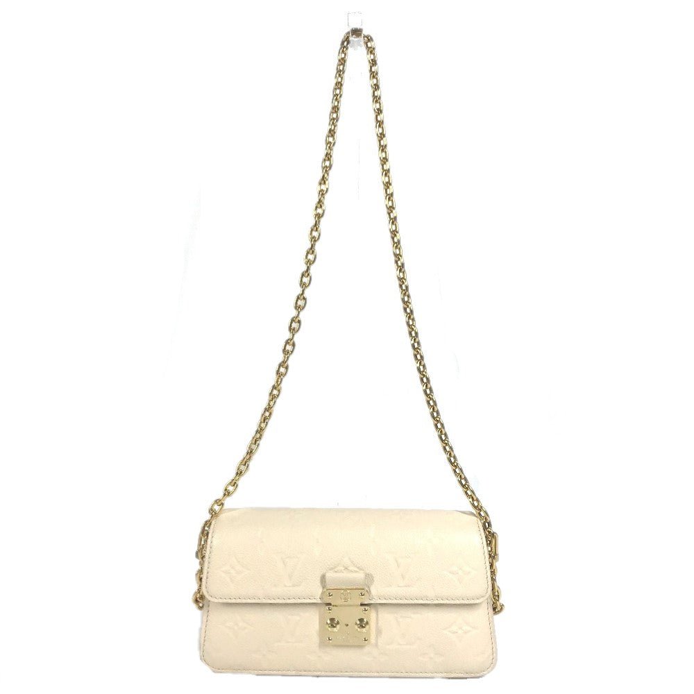 LOUIS VUITTON Shoulder Bag M82836 Monogram Ann Platt Leather beige Monogram Ann Platt Wallet on Chain Metis | AlmaBagz - Image 13