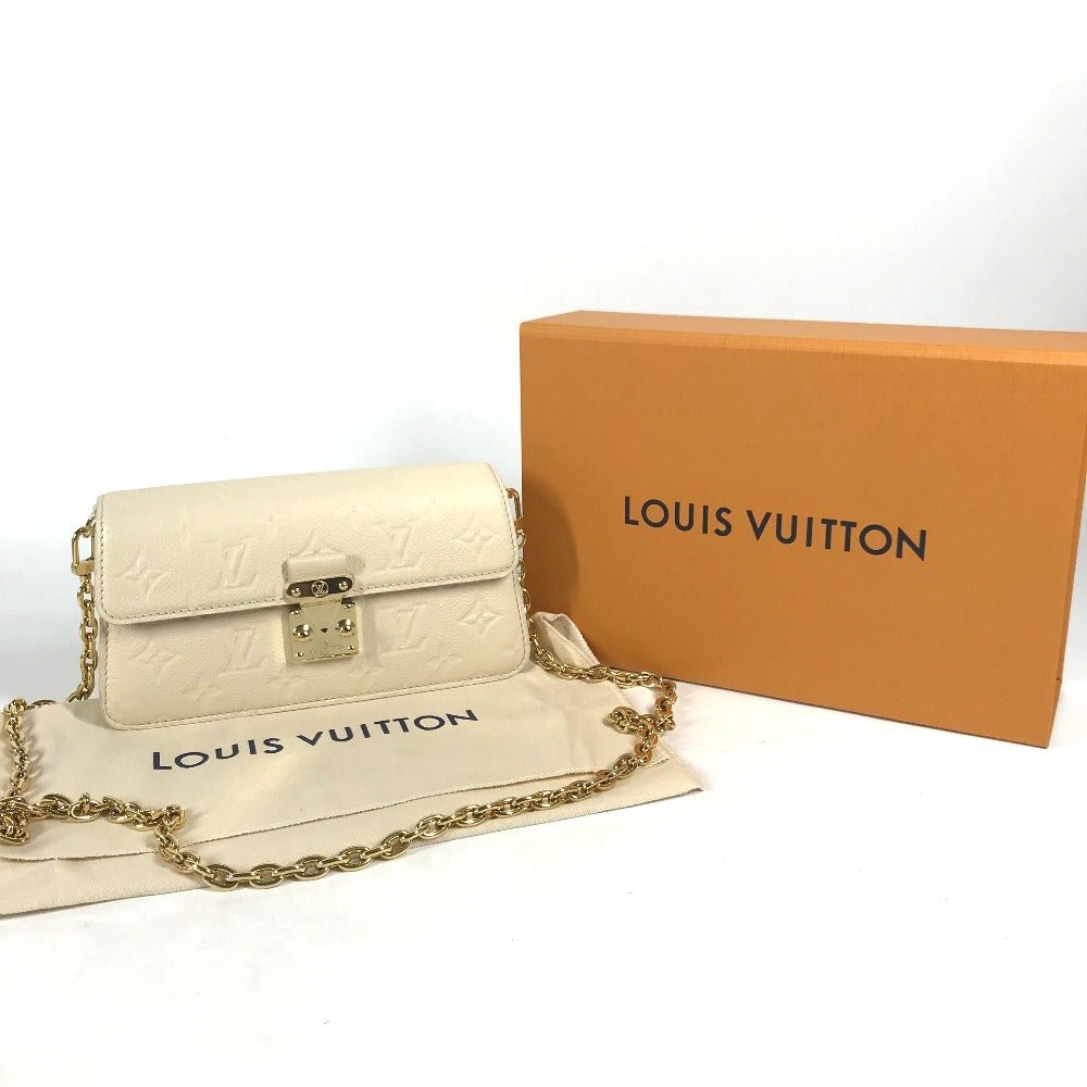 LOUIS VUITTON Shoulder Bag M82836 Monogram Ann Platt Leather beige Monogram Ann Platt Wallet on Chain Metis | AlmaBagz - Image 12