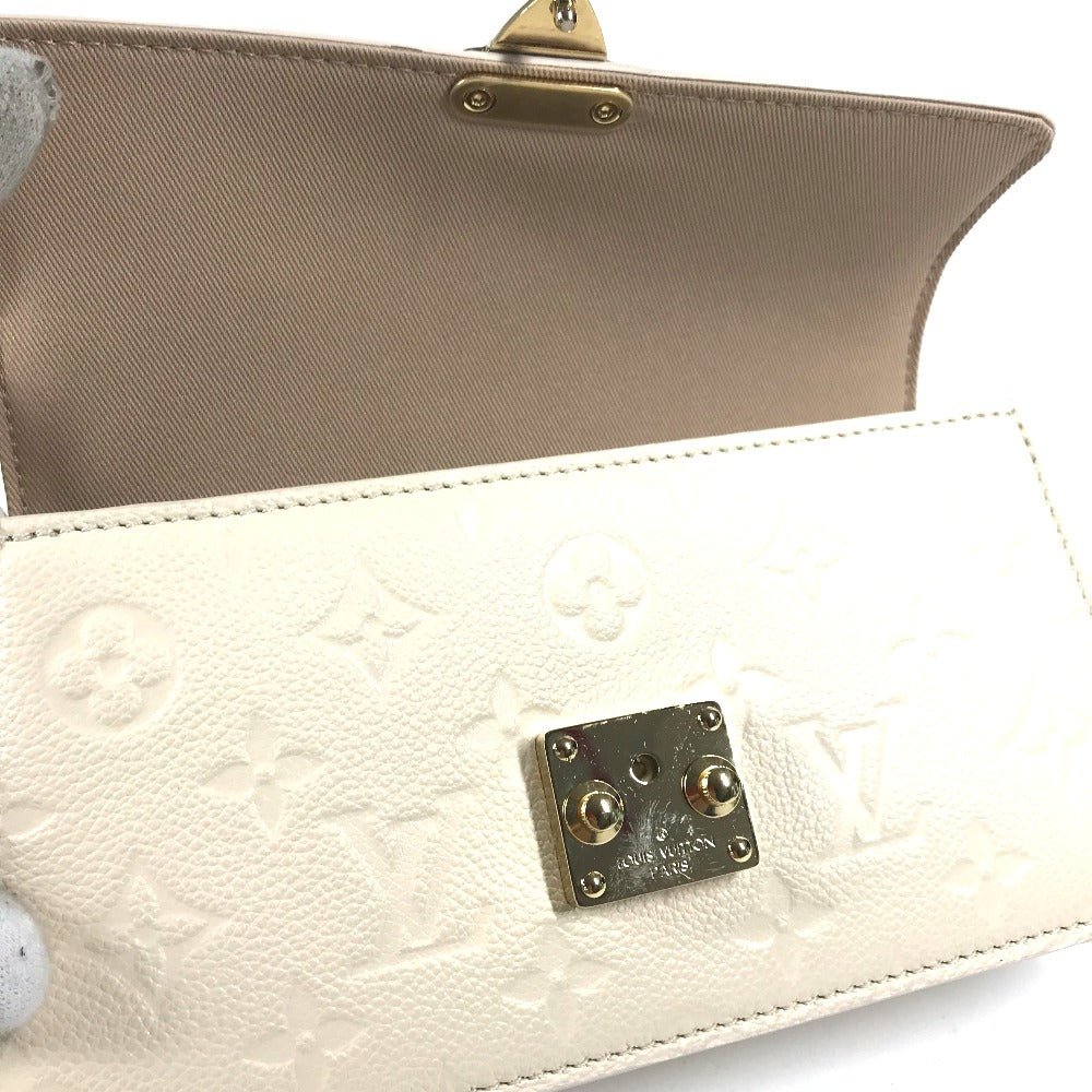 LOUIS VUITTON Shoulder Bag M82836 Monogram Ann Platt Leather beige Monogram Ann Platt Wallet on Chain Metis | AlmaBagz - Image 7