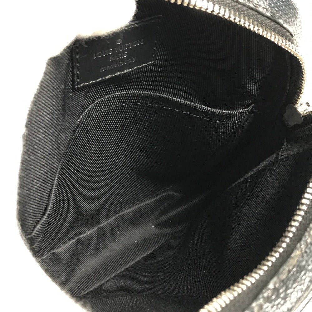 LOUIS VUITTON Shoulder Bag Graphite canvas black Damier Graphite Map Danube PM NM mens Used | AlmaBagz - Image 15