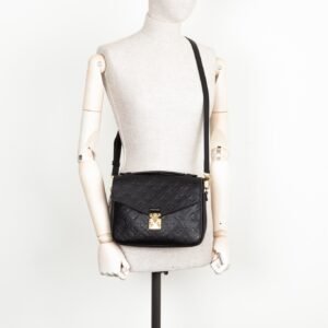 LOUIS VUITTON Pochette Metis Black MNG Empreinte | AlmaBagz