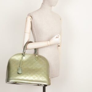 LOUIS VUITTON Alma Bag GM Vernis Vert Tonic | AlmaBagz