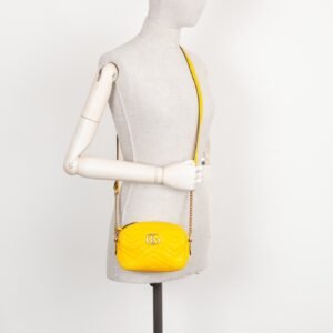GUCCI Marmont Mini Camera Bag Yellow | AlmaBagz