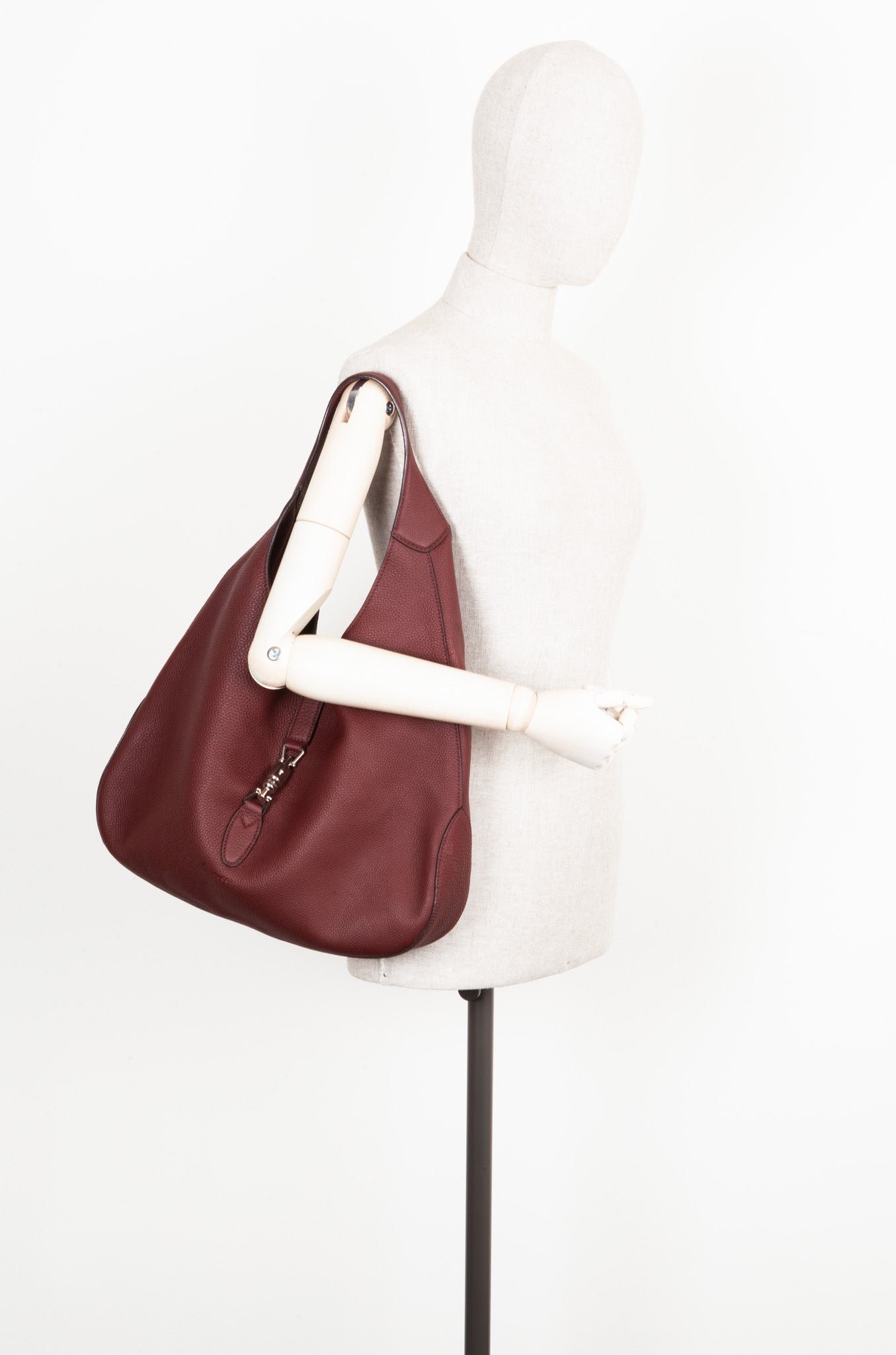 GUCCI Jackie 1961 Bag Soft Bordeaux | AlmaBagz