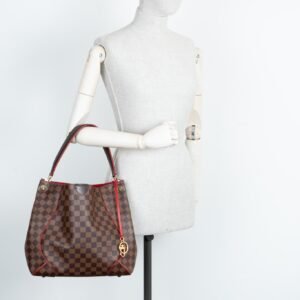 LOUIS VUITTON Caissa Bag Damier Ebene | AlmaBagz