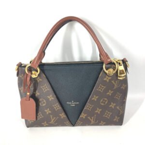 LOUIS VUITTON Shoulder Bag M43976 Monogram canvas, leather black Monogram V Tote BB | AlmaBagz