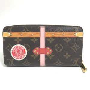 LOUIS VUITTON Long Wallet Purse M62616 Monogram canvas Brown Monogram Summer Trunk Zippy wallet Women Used | AlmaBagz