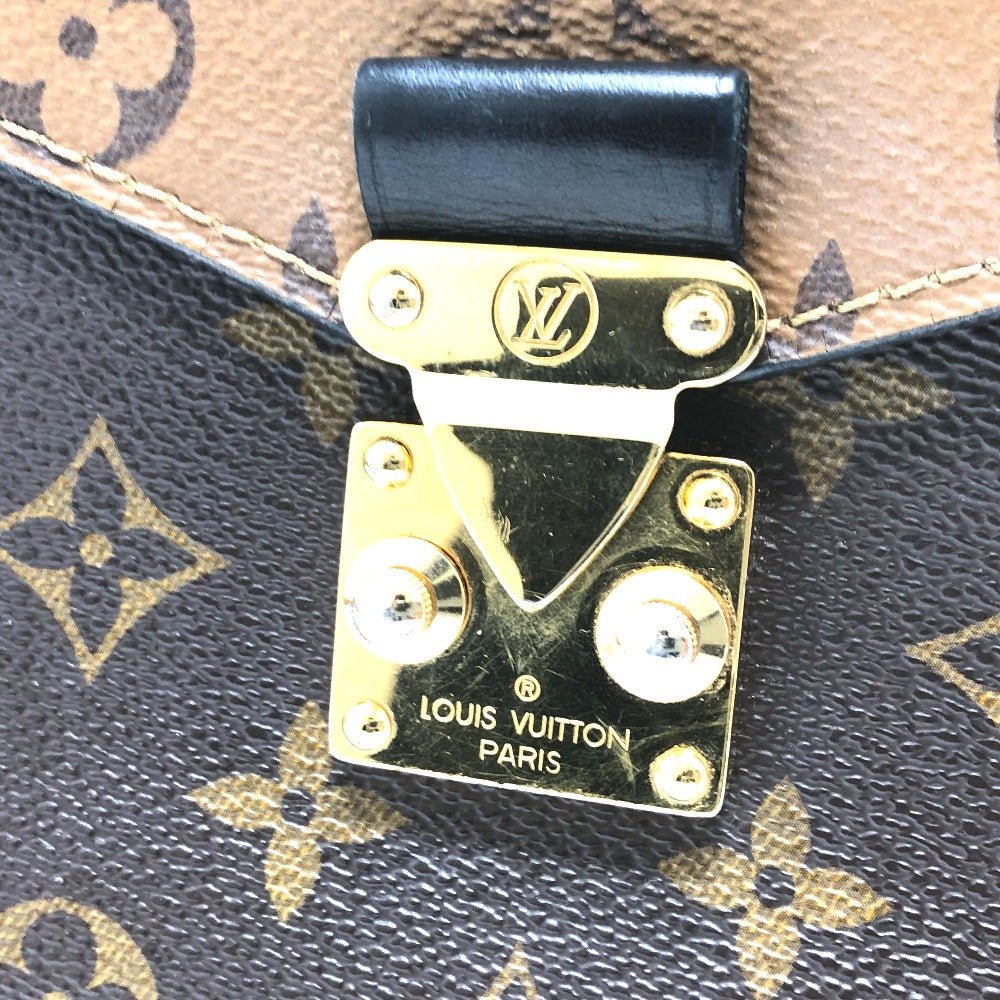 LOUIS VUITTON Shoulder Bag M44876 Monogram reverse canvas Brown Monogram reverse Pochette Metis MM Women Used | AlmaBagz - Image 5
