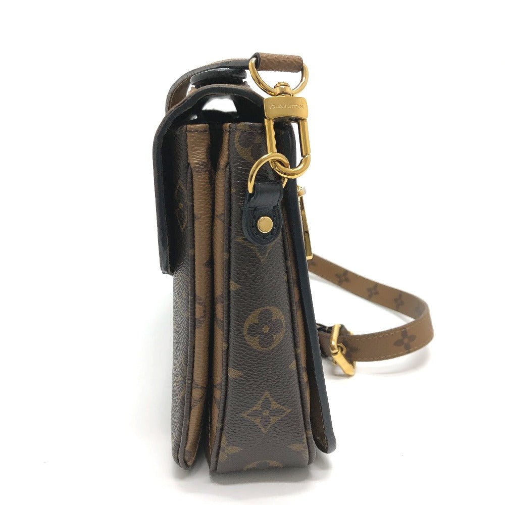 LOUIS VUITTON Shoulder Bag M44876 Monogram reverse canvas Brown Monogram reverse Pochette Metis MM Women Used | AlmaBagz - Image 2