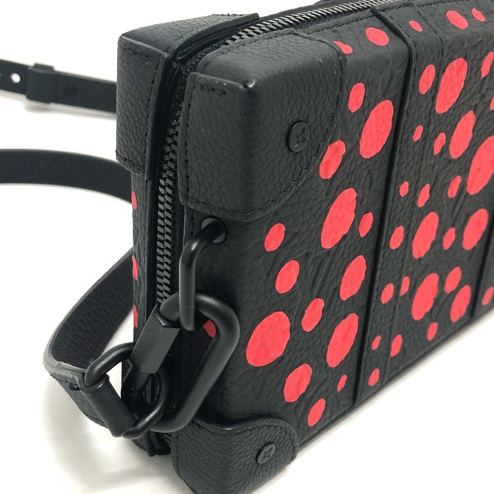 LOUIS VUITTON Shoulder Bag M81905 Taurillon Clemence Leather black monogram dots Soft trunk wallet mens Used | AlmaBagz - Image 10