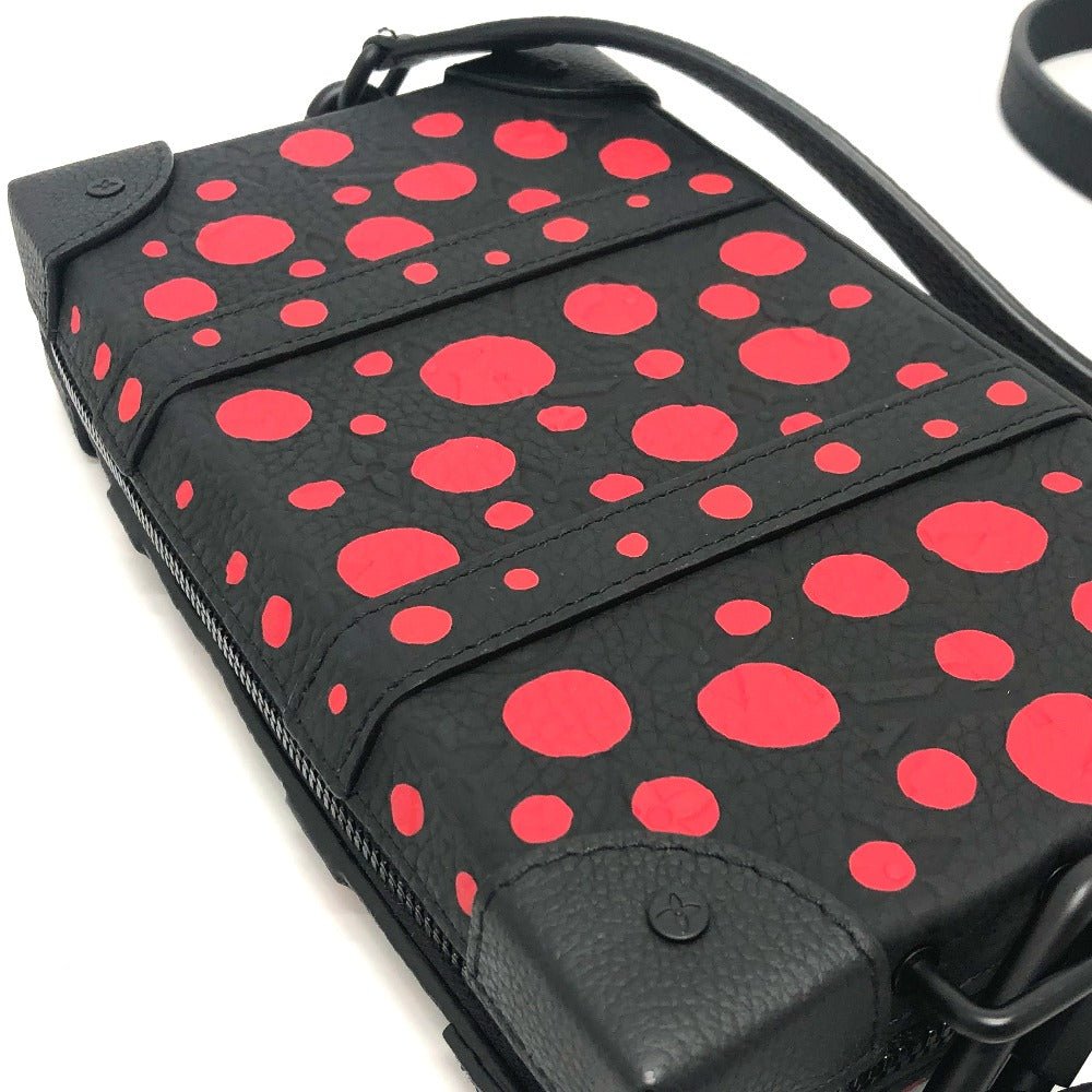 LOUIS VUITTON Shoulder Bag M81905 Taurillon Clemence Leather black monogram dots Soft trunk wallet mens Used | AlmaBagz - Image 11