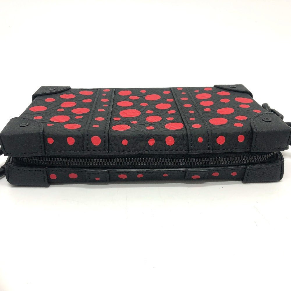 LOUIS VUITTON Shoulder Bag M81905 Taurillon Clemence Leather black monogram dots Soft trunk wallet mens Used | AlmaBagz - Image 3