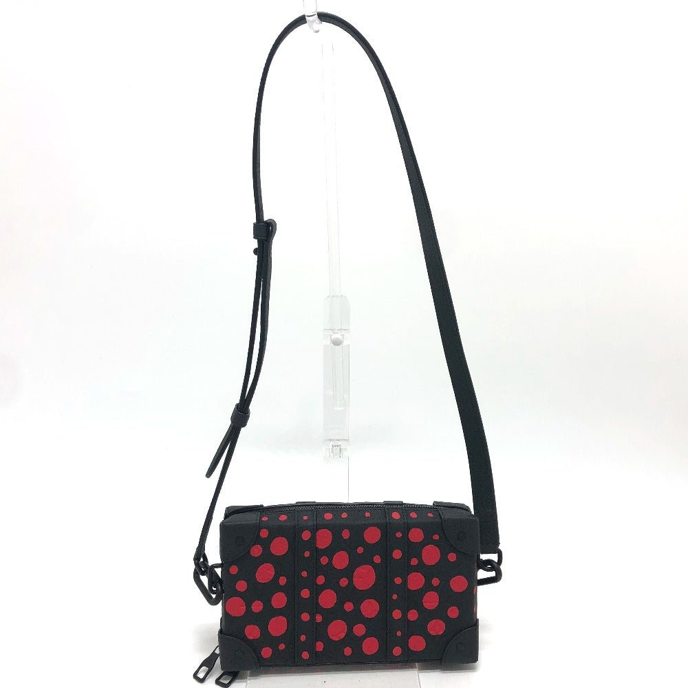 LOUIS VUITTON Shoulder Bag M81905 Taurillon Clemence Leather black monogram dots Soft trunk wallet mens Used | AlmaBagz - Image 4