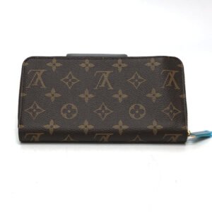 LOUIS VUITTON Long Wallet Purse M42616 Monogram canvas Brown Monogram Zippy wallet Women Used | AlmaBagz