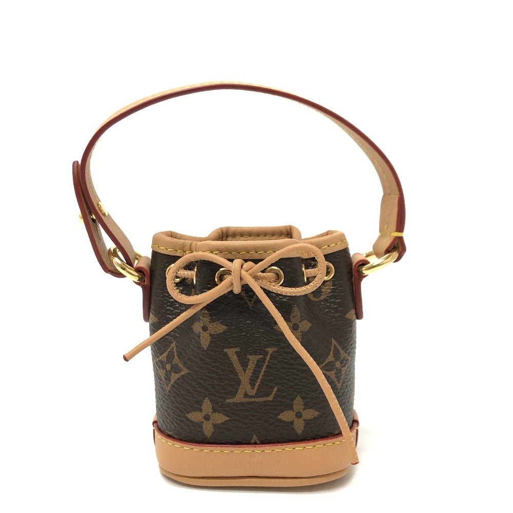 LOUIS VUITTON charm M00818 Monogram canvas Brown Monogram Bijoux Sac Micro Noe | AlmaBagz