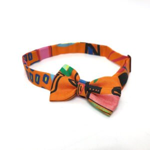 HERMES tie silk multicolor Noupapillon | AlmaBagz
