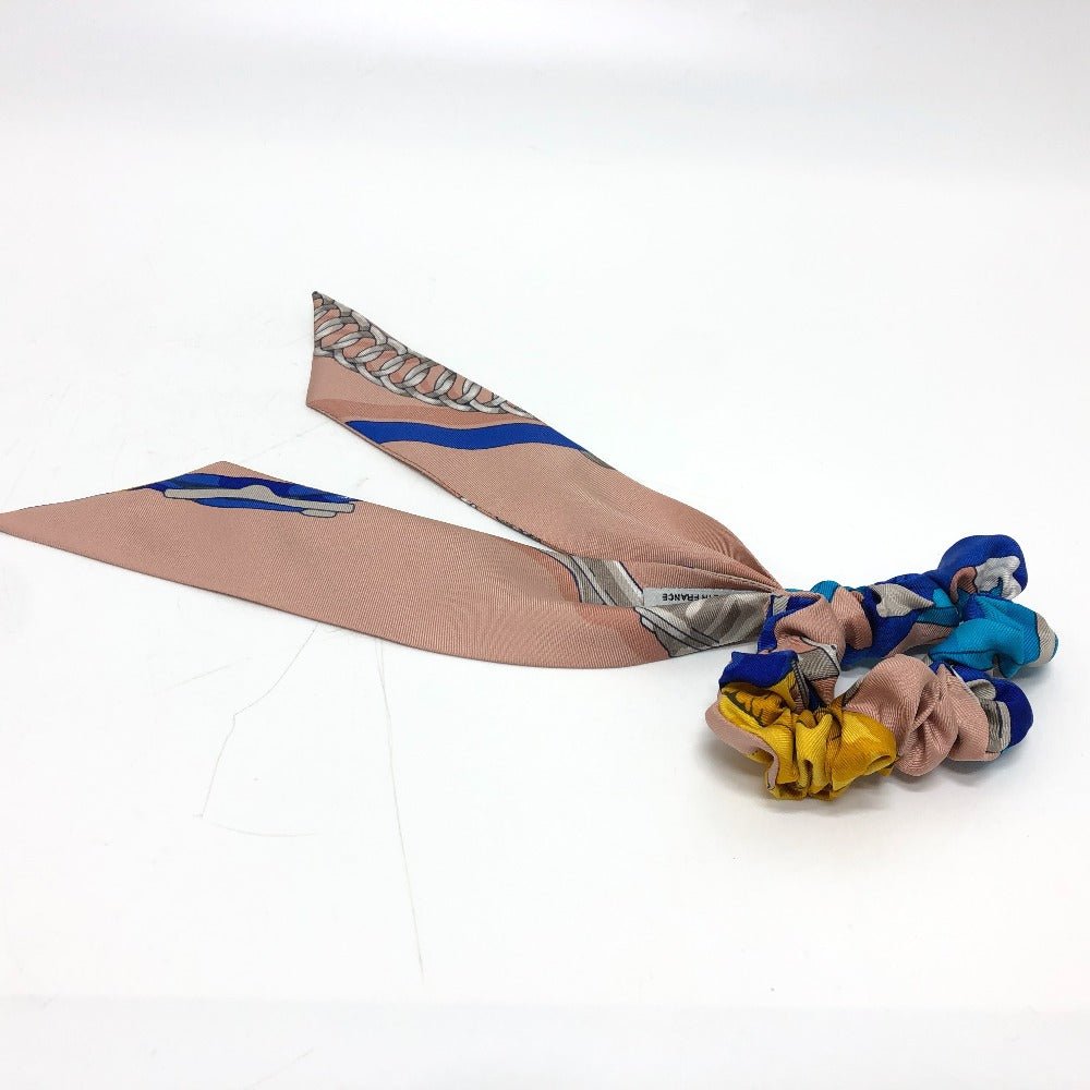 HERMES hair accessory silk multicolor Scrunchie Bella Women Used | AlmaBagz