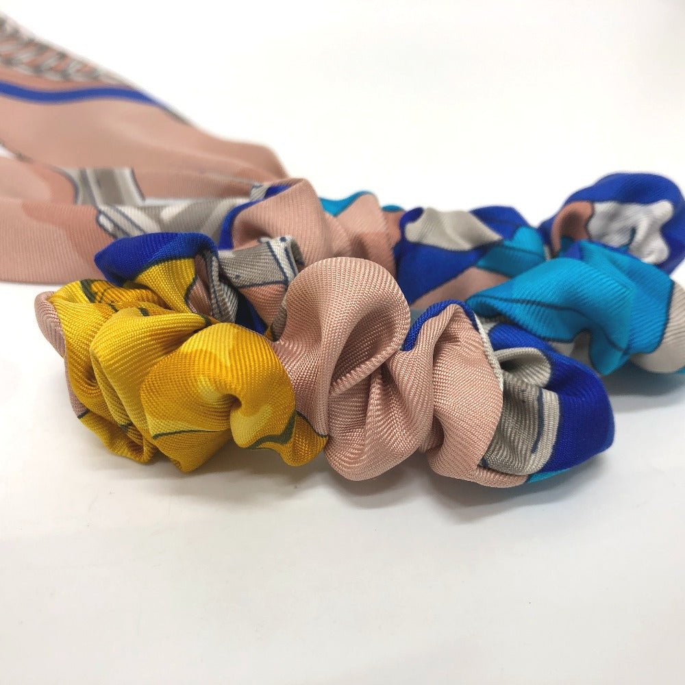 HERMES hair accessory silk multicolor Scrunchie Bella Women Used | AlmaBagz - Image 2