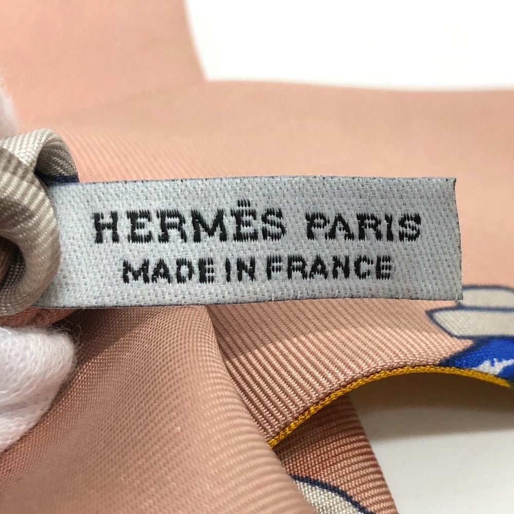 HERMES hair accessory silk multicolor Scrunchie Bella Women Used | AlmaBagz - Image 4