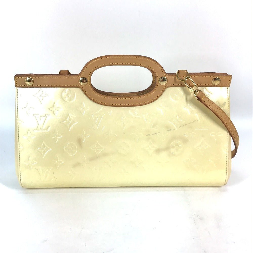 LOUIS VUITTON Shoulder Bag M91374 Monogram Vernis Canvas white Monogram Vernis Roxbury Drive | AlmaBagz