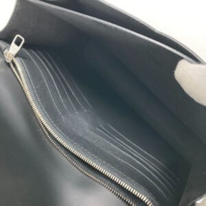 LOUIS VUITTON business bag M42742 Epi Leather black Epi Pochette Thames | AlmaBagz