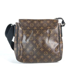 LOUIS VUITTON Shoulder Bag M40935 Monogram macacer canvas Brown Monogram macacer District PM | AlmaBagz
