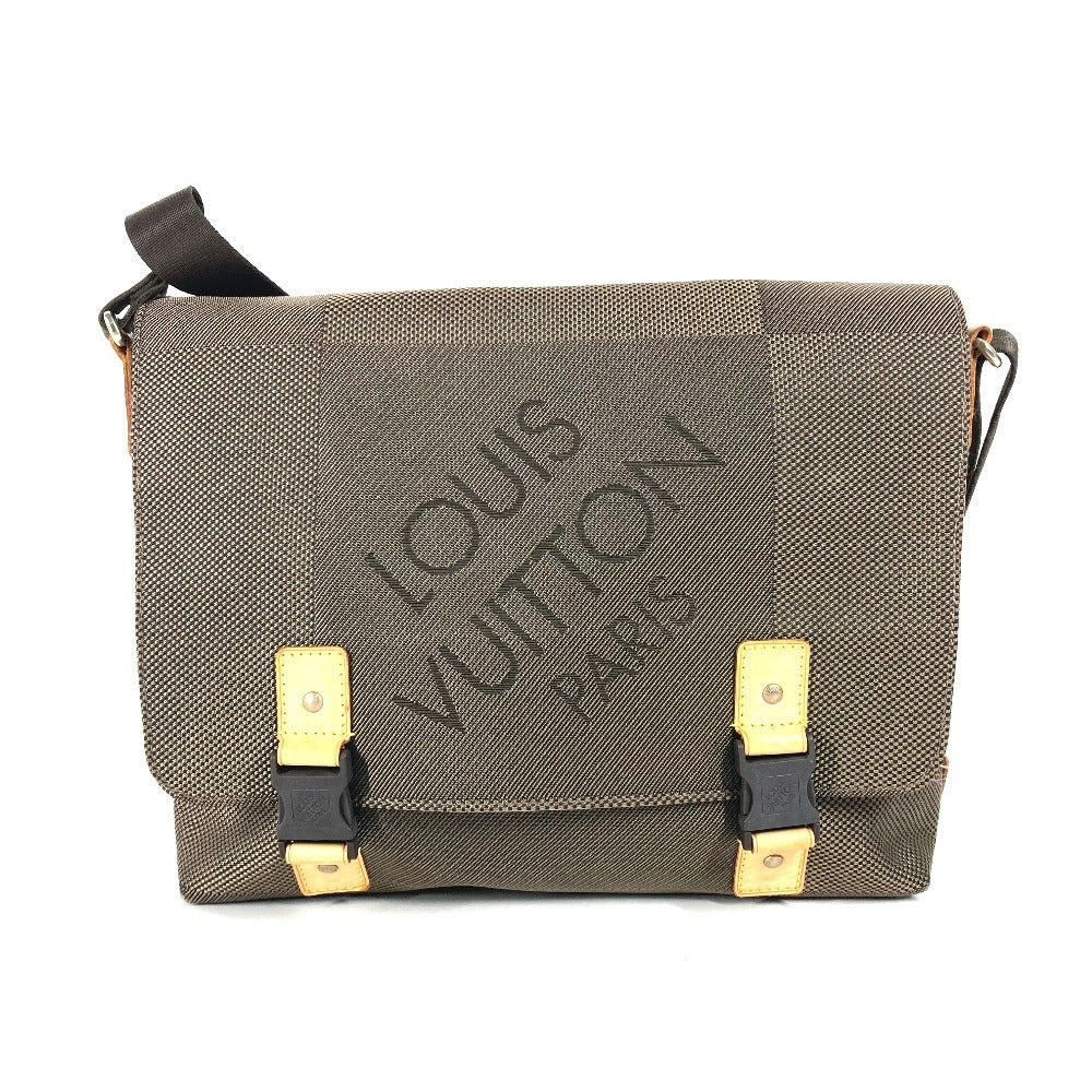 LOUIS VUITTON Shoulder Bag M93077 Damier Jean Canvas khaki Damier Jean Roux | AlmaBagz - Image 14