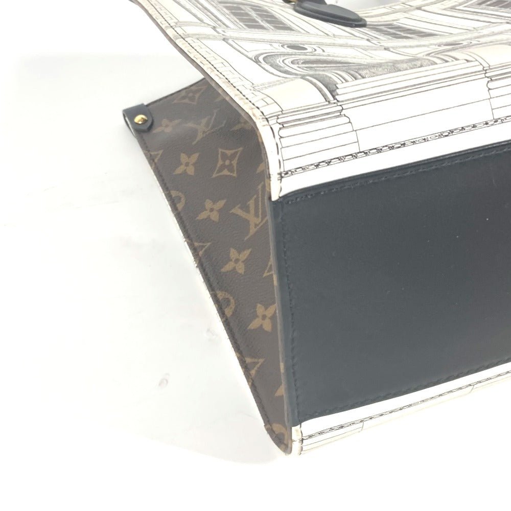 LOUIS VUITTON Shoulder Bag M59264 Calf leather white Nicolas Ghesquière Fornasetti On the Go MM | AlmaBagz - Image 8