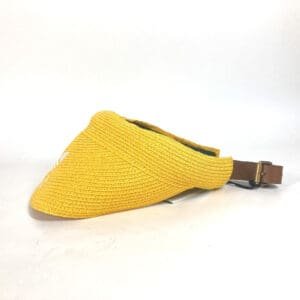 GUCCI Sun visor 696481 Raffia yellow Adidas adidas collaboration logo Sherry Line unisex(Unisex) S Used | AlmaBagz