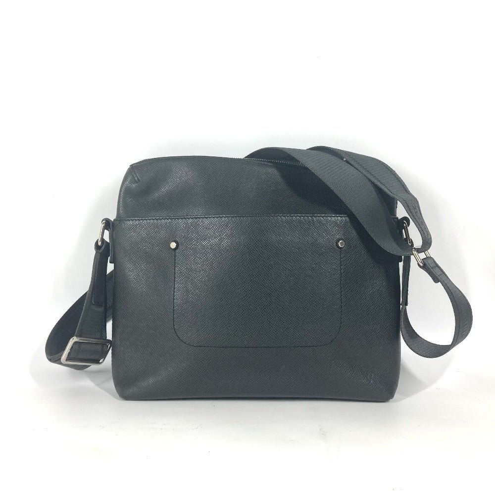 LOUIS VUITTON Shoulder Bag M30238 Taiga Leather black Taiga Watcher Messenger PM | AlmaBagz - Image 13