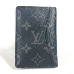 LOUIS VUITTON Card Case M61696 Monogram Eclipse Canvas black Monogram Eclipse Card Case Organizer de Poche | AlmaBagz