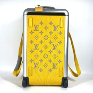 LOUIS VUITTON Carry Bag M20124 , Jacquard knit yellow Monogram Horizon Soft 2R55 | AlmaBagz