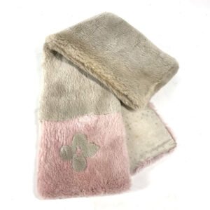 LOUIS VUITTON Scarf M70873 , Beaver pink LV logo fur Echarpe LV In The City | AlmaBagz