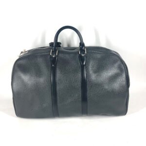 LOUIS VUITTON Boston Duffel bag M30112 Taiga Leather black Taiga Kendall GM | AlmaBagz