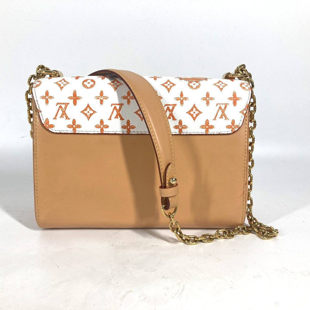 LOUIS VUITTON Shoulder Bag M44460 Monogram canvas white Monogram Catgram Cat Sac Twist MM | AlmaBagz