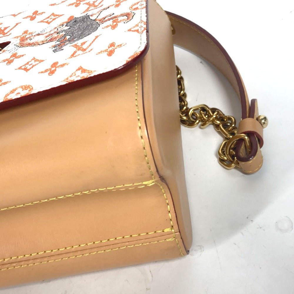 LOUIS VUITTON Shoulder Bag M44460 Monogram canvas white Monogram Catgram Cat Sac Twist MM | AlmaBagz - Image 5