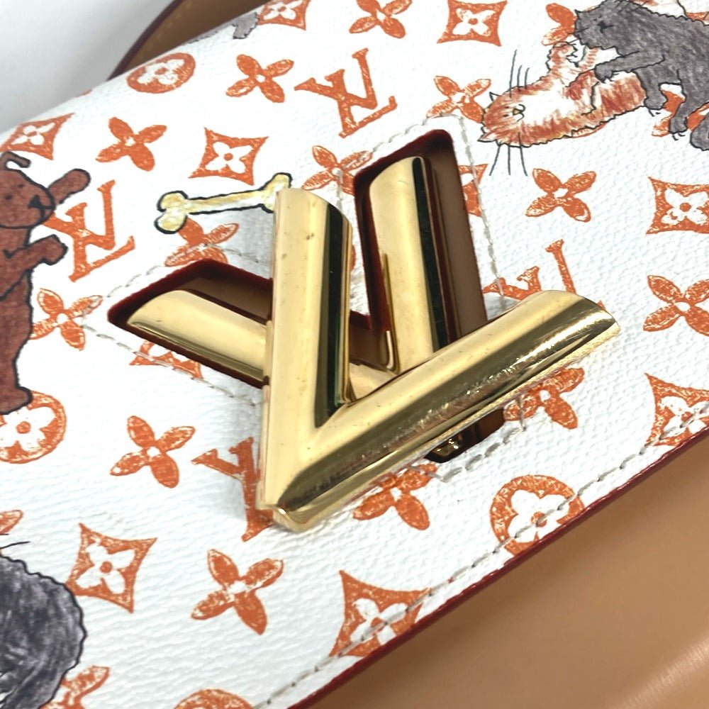 LOUIS VUITTON Shoulder Bag M44460 Monogram canvas white Monogram Catgram Cat Sac Twist MM | AlmaBagz - Image 7