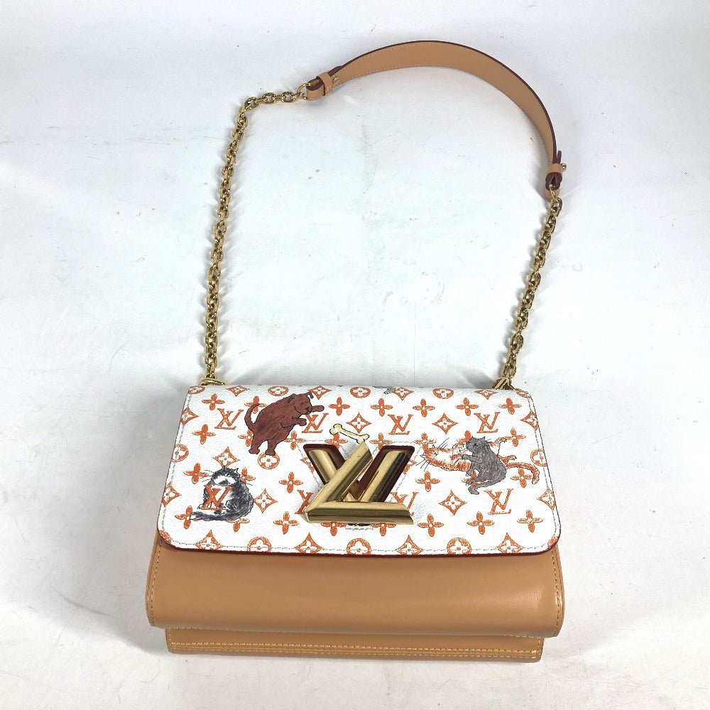 LOUIS VUITTON Shoulder Bag M44460 Monogram canvas white Monogram Catgram Cat Sac Twist MM | AlmaBagz - Image 8