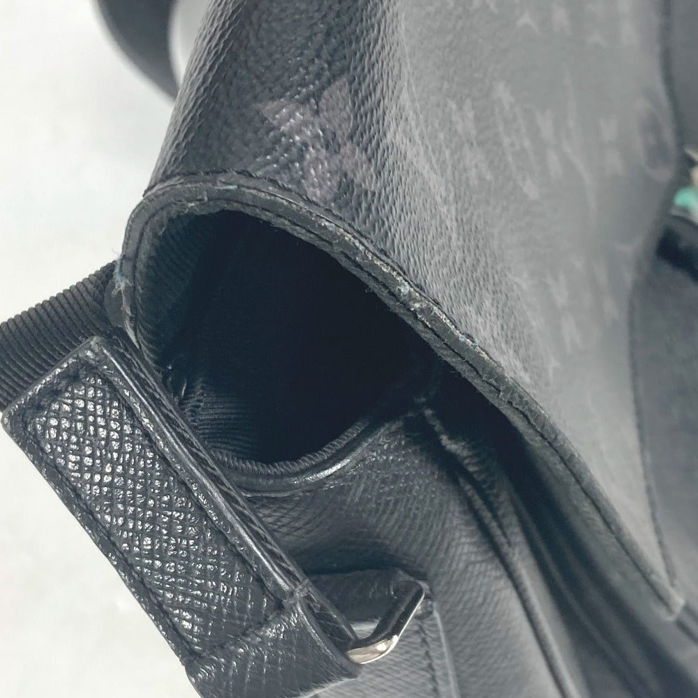 LOUIS VUITTON Shoulder Bag M30413 Taiga Leather, Monogram Eclipse Canvas black Thai Galama Monogram Eclipse Flap messenger | AlmaBagz - Image 9