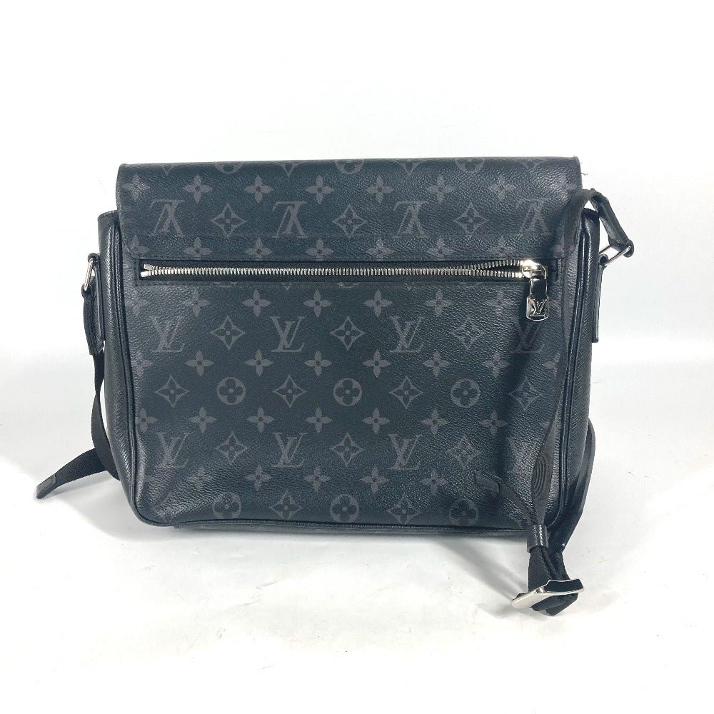 LOUIS VUITTON Shoulder Bag M30413 Taiga Leather, Monogram Eclipse Canvas black Thai Galama Monogram Eclipse Flap messenger | AlmaBagz