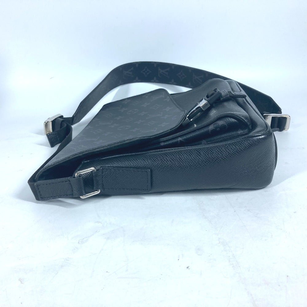 LOUIS VUITTON Shoulder Bag M30413 Taiga Leather, Monogram Eclipse Canvas black Thai Galama Monogram Eclipse Flap messenger | AlmaBagz - Image 3