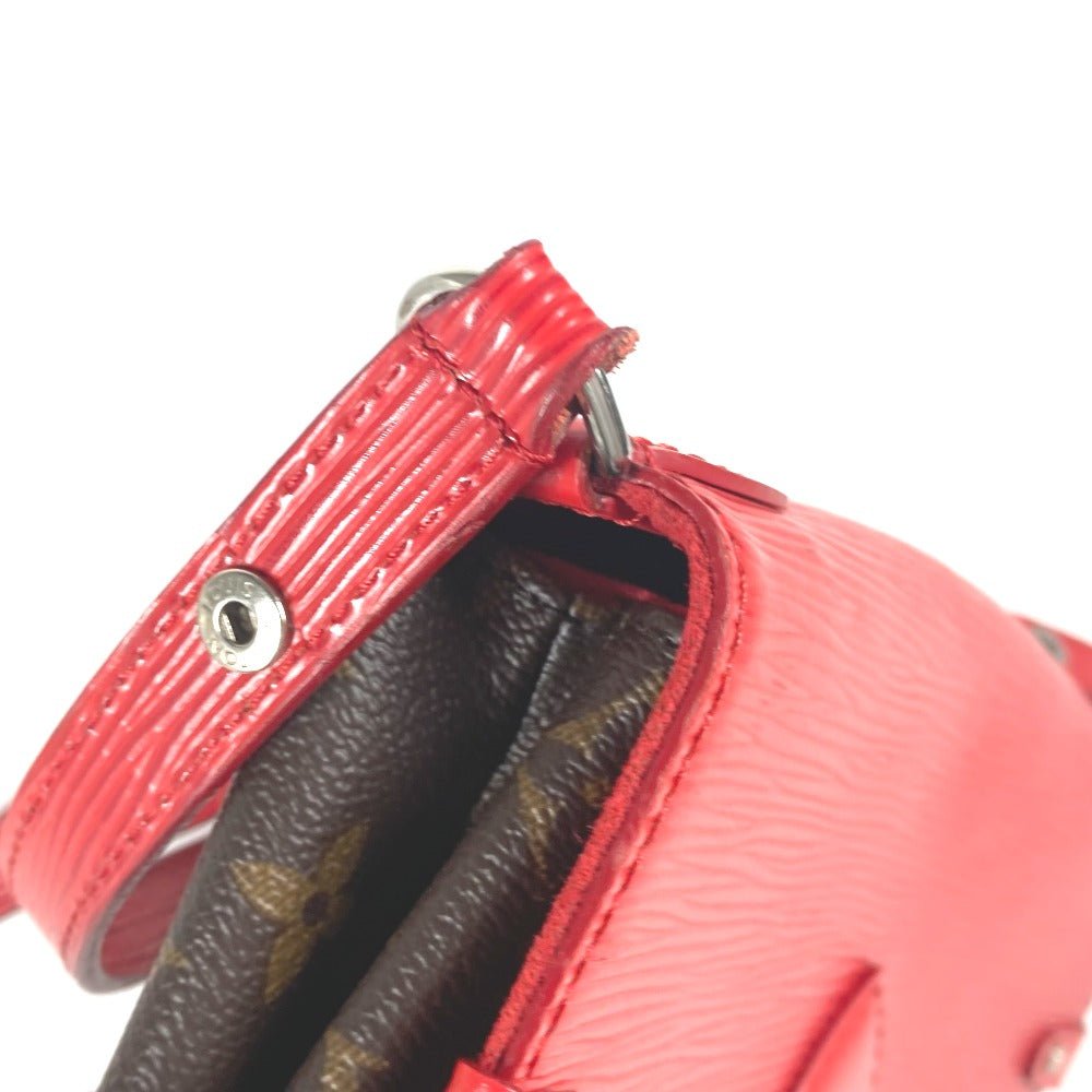 LOUIS VUITTON Shoulder Bag M44031 Epi Leather, Monogram Canvas Red epi monogram Saint-Michel | AlmaBagz - Image 9