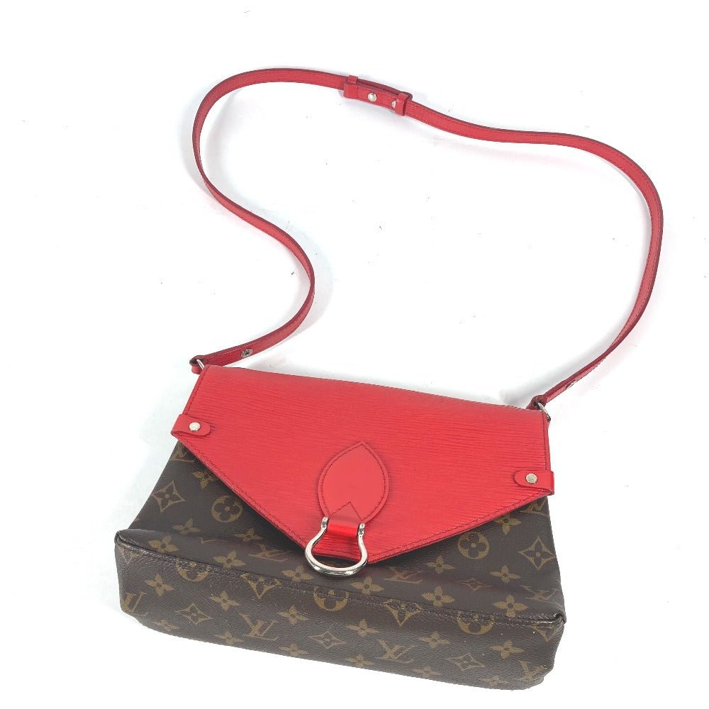 LOUIS VUITTON Shoulder Bag M44031 Epi Leather, Monogram Canvas Red epi monogram Saint-Michel | AlmaBagz - Image 10