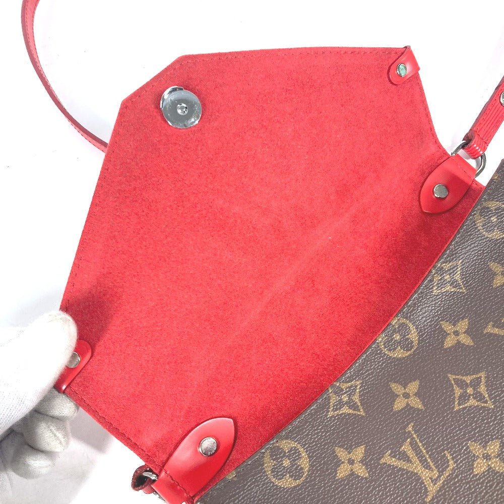 LOUIS VUITTON Shoulder Bag M44031 Epi Leather, Monogram Canvas Red epi monogram Saint-Michel | AlmaBagz - Image 11