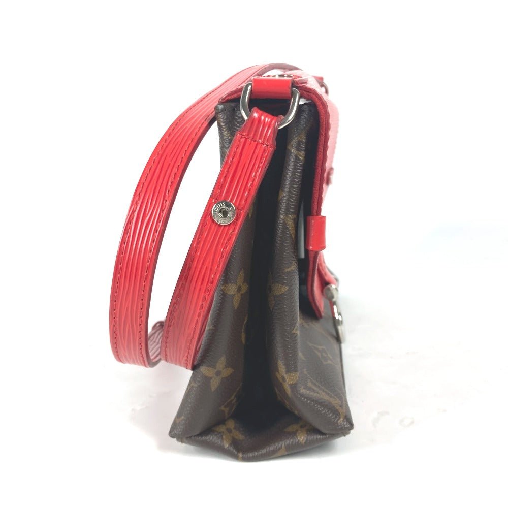 LOUIS VUITTON Shoulder Bag M44031 Epi Leather, Monogram Canvas Red epi monogram Saint-Michel | AlmaBagz - Image 3